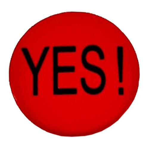YES!/ Red Base Badge