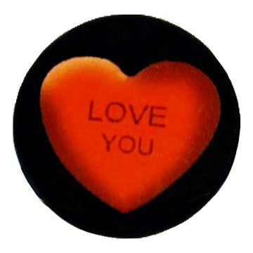 LOVE YOU Heart Badge