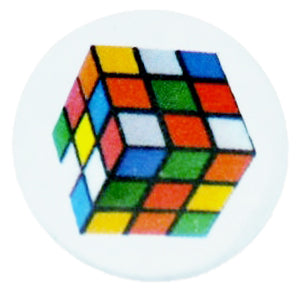 Rubix Cube Badge