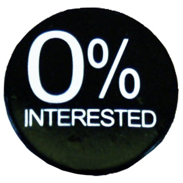 0% INTERESTED Badge