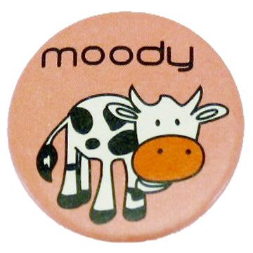 MOODY Cow Badge