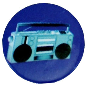 80s Boombox Badge