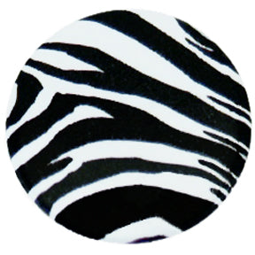 Zebra Print Badge