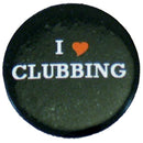 I LOVE CLUBBING Badge