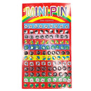 108 Special Assorted Badges on a Card