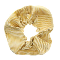 Large Gold Crinkle/ Corduroy Scrunchie