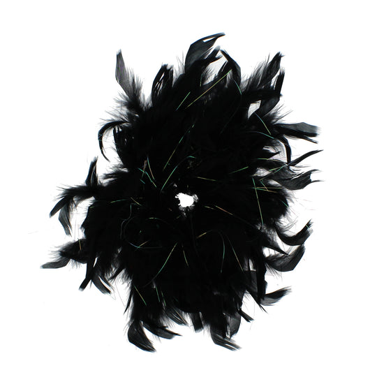Feather Hair Scrunchie