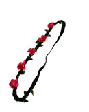 Rose Flower Elastic Headband Hair Wreath