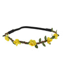 Rose Flower Elastic Headband Hair Wreath