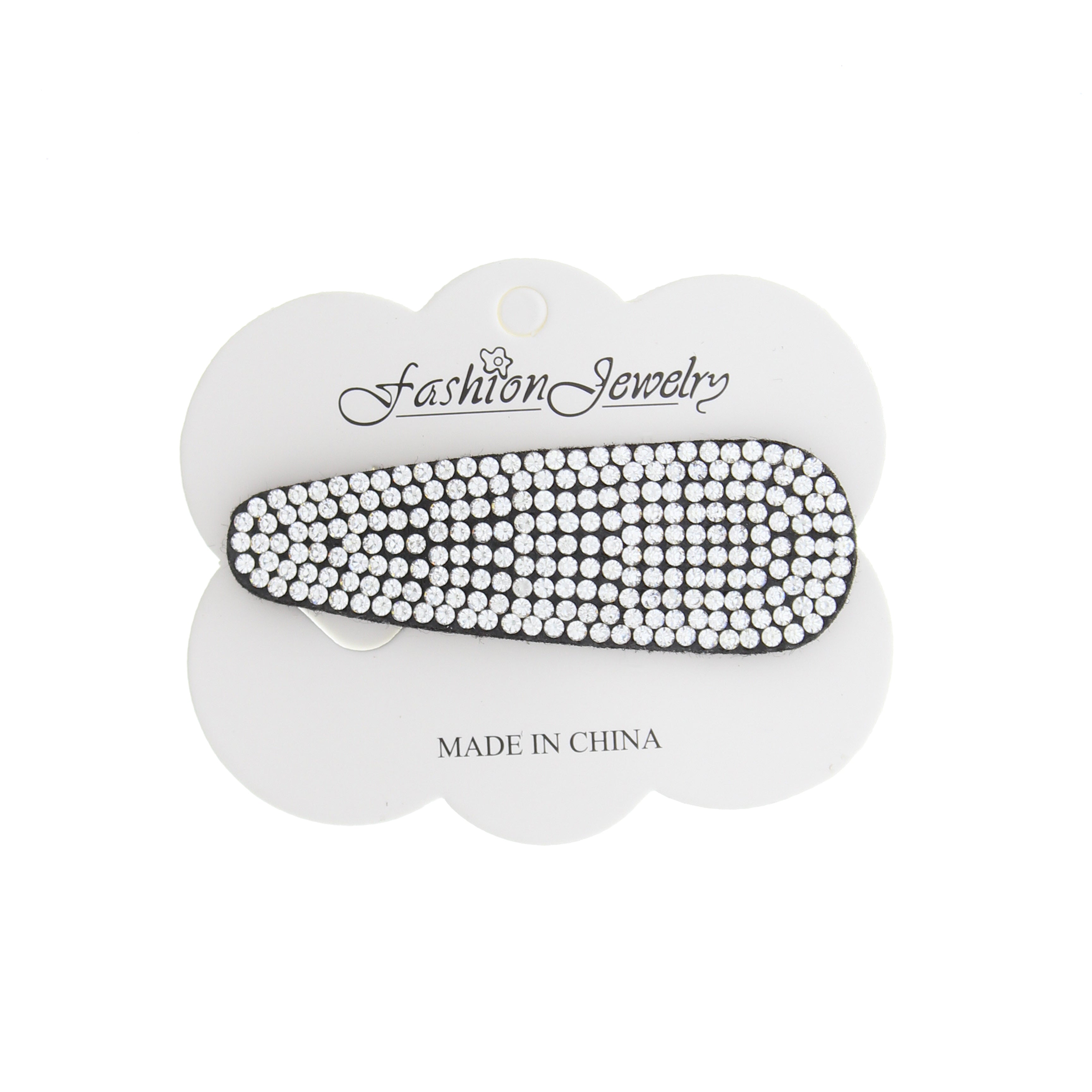 7cm Stone Covered Hair Snapclips
