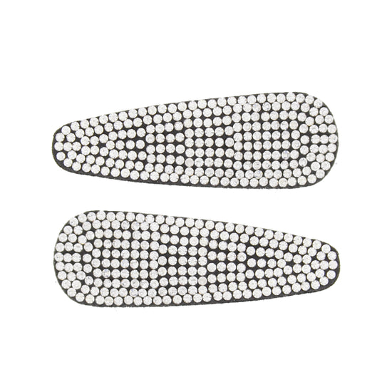 7cm Stone Covered Hair Snapclips