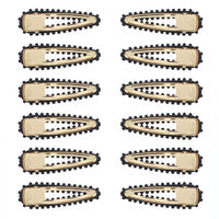 7.5cm Assorted Colour Stone Covered Hair Clips