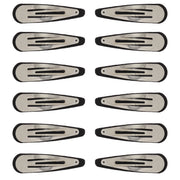 7.5cm Assorted Multicoloured AB Stone Covered Snap Clips