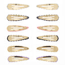 7.5cm Assorted Colour Stone Hair Snapclips