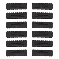 8cm Assorted Stone Hair Snap Clips