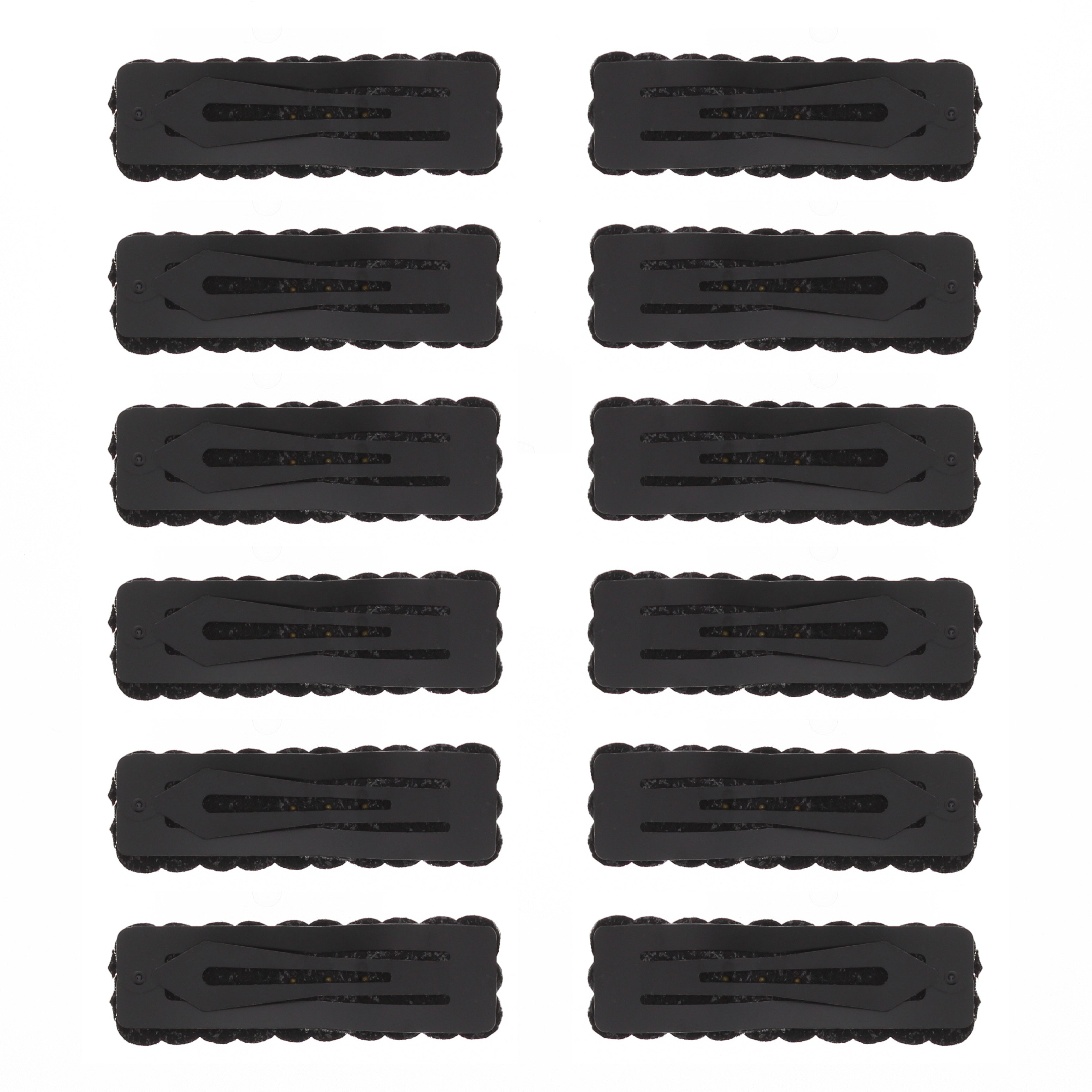 8cm Assorted Stone Hair Snap Clips