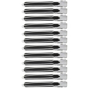 10cm Black Hairdresser Clips