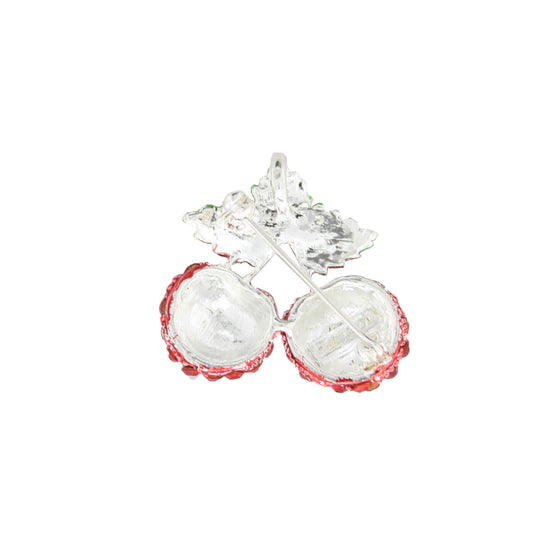 Stone Cherry Brooch