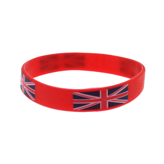 Union Jack Silicon Bracelet