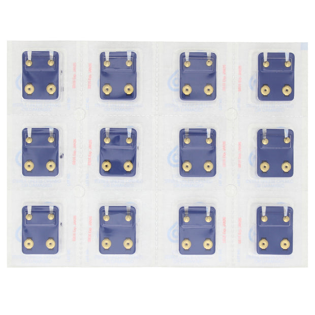 4mm Regular Sized Plated Caflon Ear Studs