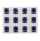 Amethyst Stone Gold Plated Caflon Ear Studs