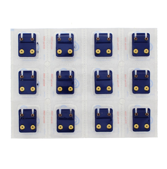 Amethyst Stone Gold Plated Caflon Ear Studs