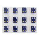 Clear Crystal Stone Gold Plated Caflon Ear Studs