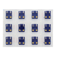 Clear Crystal Stone Gold Plated Caflon Ear Studs