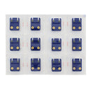 Emerald Stone Gold Plated Caflon Ear Studs