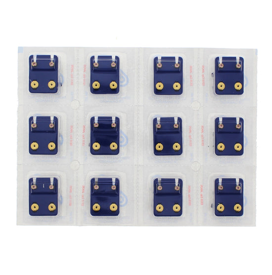 Alexandrite Stone Gold Plated Caflon Ear Studs