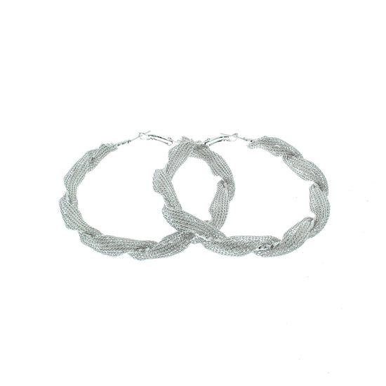 Twisted Hoop Earrings