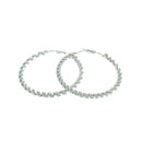 Patterned Hoop Earrings