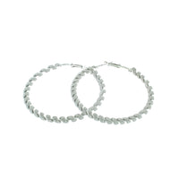 Patterned Hoop Earrings