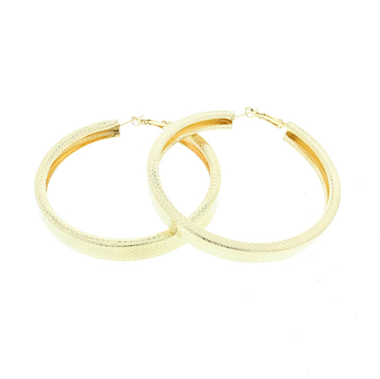 Patterned Hoop Earrings