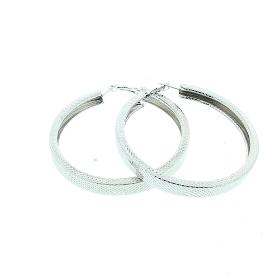 Patterned Hoop Earrings