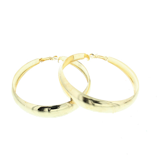 Hoop Earrings (Diamater - 6.5cm, 1.3cm Thick)