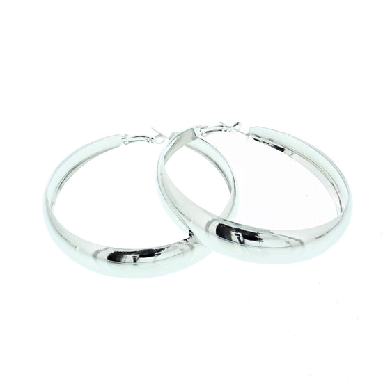 Hoop Earrings (Diamater - 6.5cm, 1.3cm Thick)