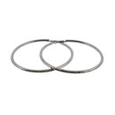 8.8cm Patterned Hoop Earrings
