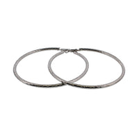 8.8cm Patterned Hoop Earrings