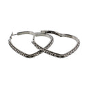 Perforated Heart Shaped Earrings
