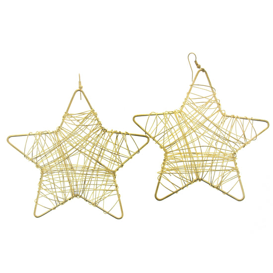 Gold Star Earrings
