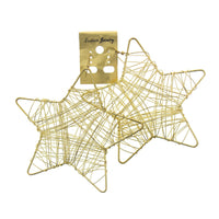 Gold Star Earrings