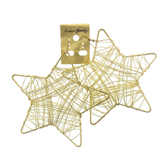 Gold Star Earrings
