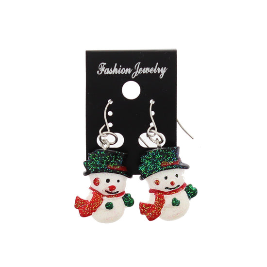 Snowman Earrings