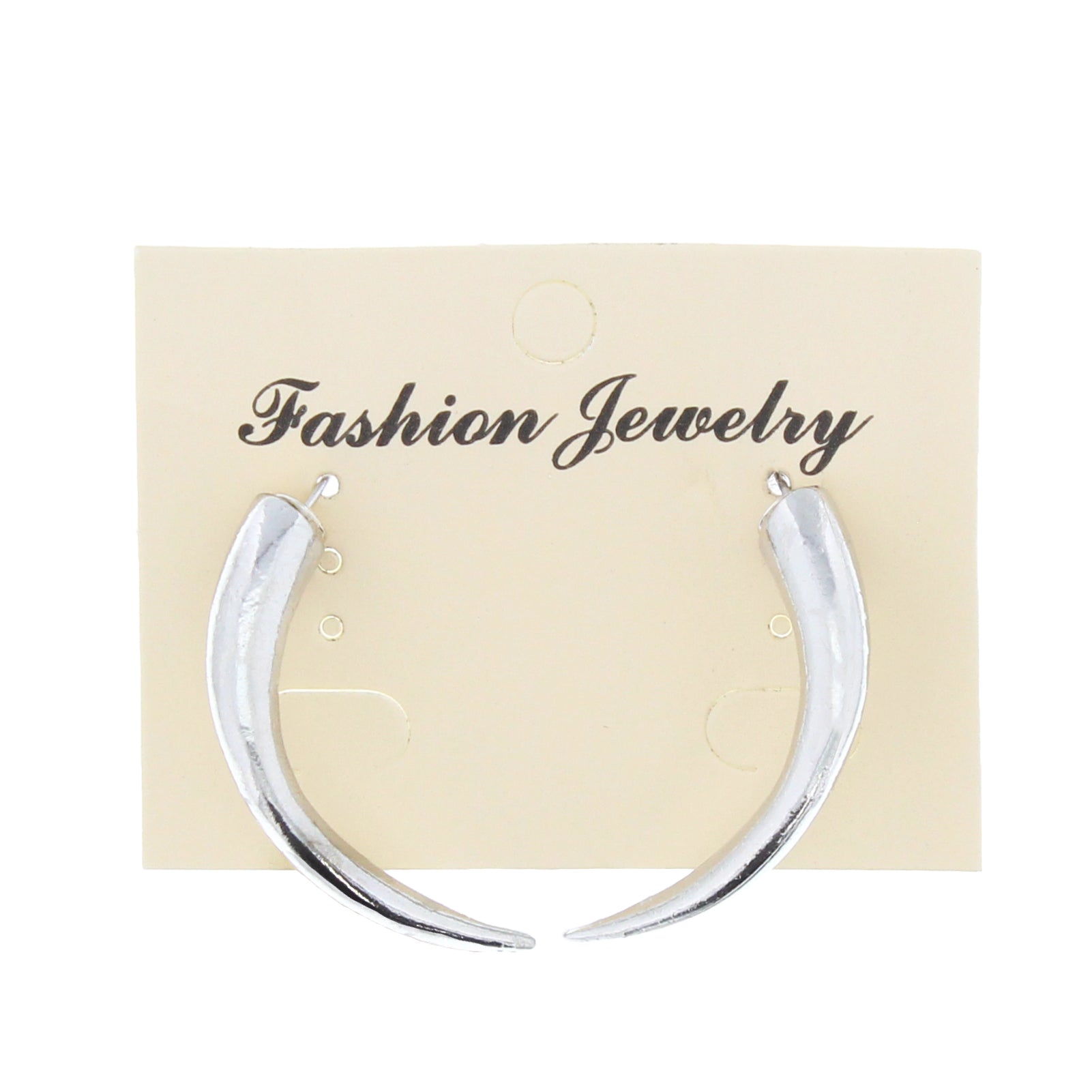 Silver Talons Earrings (4cm)