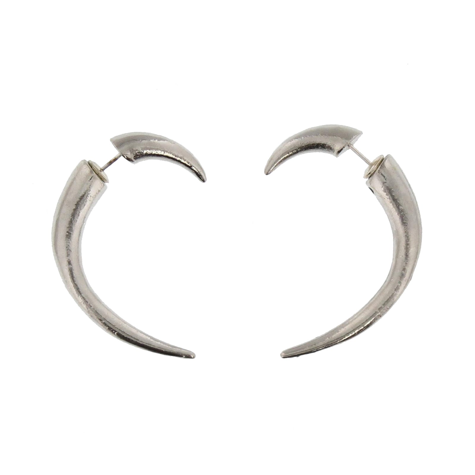 Silver Talons Earrings (4cm)