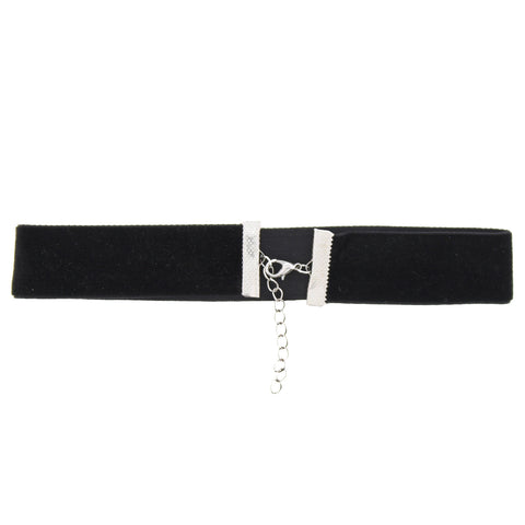 2.5cm Velvet Choker with Lobster Clasp Fastening