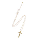 Gold Cross on Chain Necklace