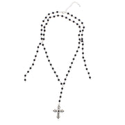 High Quality Lucite Rosary Necklace