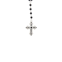 High Quality Lucite Rosary Necklace